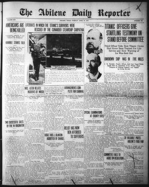 The Abilene Daily Reporter (Abilene, Tex.), Vol. 14, No. 198, Ed. 1 Tuesday, April 23, 1912