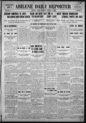 Abilene Daily Reporter (Abilene, Tex.), Vol. 15, No. 34, Ed. 1 Tuesday, October 18, 1910