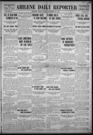 Abilene Daily Reporter (Abilene, Tex.), Vol. 15, No. 92, Ed. 1 Friday, December 23, 1910