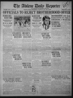 The Abilene Daily Reporter (Abilene, Tex.), Vol. 24, No. 91, Ed. 1 Wednesday, August 23, 1922