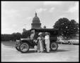 Thumbnail image of item number 1 in: '1910 Auto with Capitol Building'.
