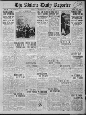 The Abilene Daily Reporter (Abilene, Tex.), Vol. 34, No. 179, Ed. 1 Wednesday, July 13, 1921