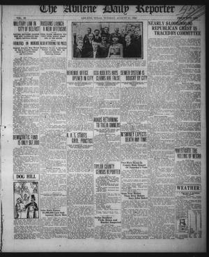 The Abilene Daily Reporter (Abilene, Tex.), Vol. 33, Ed. 1 Tuesday, August 31, 1920