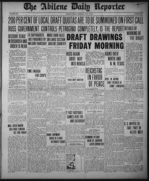 The Abilene Daily Reporter (Abilene, Tex.), Vol. 21, No. 108, Ed. 1 Thursday, July 19, 1917