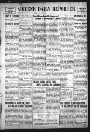Abilene Daily Reporter (Abilene, Tex.), Vol. 12, No. 90, Ed. 1 Tuesday, November 5, 1907