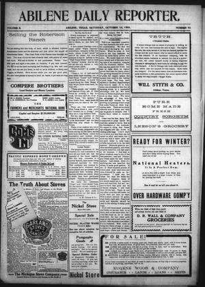 Primary view of object titled 'Abilene Daily Reporter. (Abilene, Tex.), Vol. 10, No. 92, Ed. 1 Saturday, October 14, 1905'.