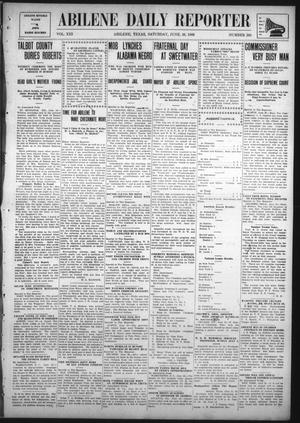 Abilene Daily Reporter (Abilene, Tex.), Vol. 13, No. 293, Ed. 1 Saturday, June 26, 1909