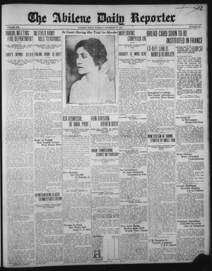 The Abilene Daily Reporter (Abilene, Tex.), Vol. 21, No. 218, Ed. 1 Tuesday, November 27, 1917