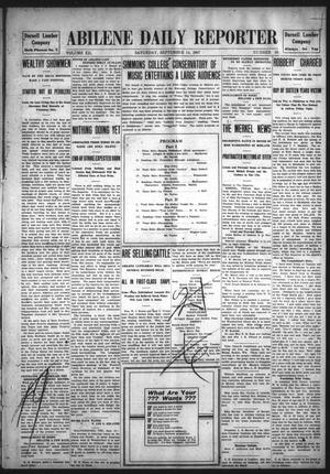 Abilene Daily Reporter (Abilene, Tex.), Vol. 12, No. 56, Ed. 1 Saturday, September 14, 1907
