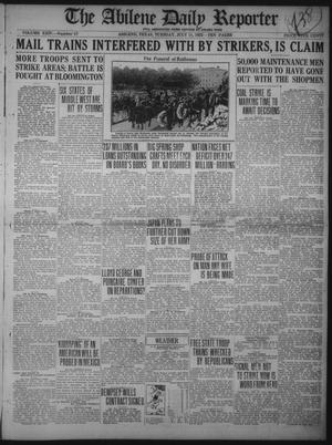 The Abilene Daily Reporter (Abilene, Tex.), Vol. 24, No. 57, Ed. 1 Tuesday, July 11, 1922