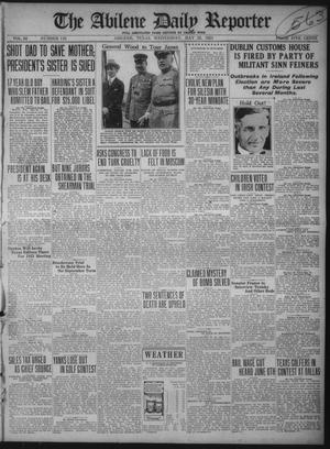 The Abilene Daily Reporter (Abilene, Tex.), Vol. 34, No. 142, Ed. 1 Wednesday, May 25, 1921