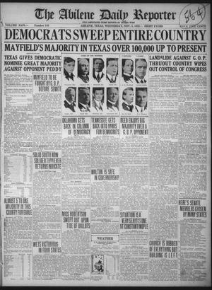The Abilene Daily Reporter (Abilene, Tex.), Vol. 24, No. 153, Ed. 1 Wednesday, November 8, 1922