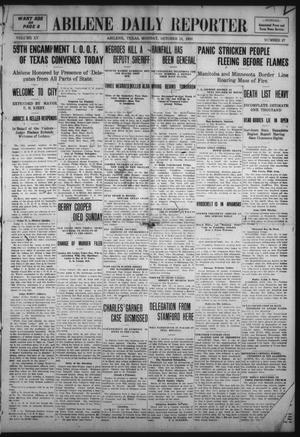 Abilene Daily Reporter (Abilene, Tex.), Vol. 15, No. 27, Ed. 1 Monday, October 10, 1910