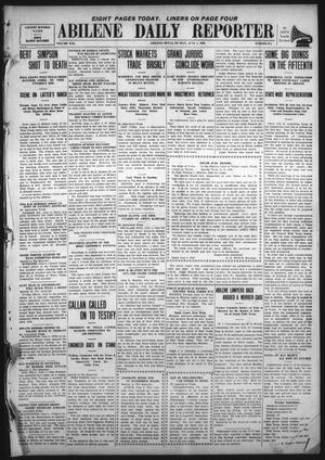 Abilene Daily Reporter (Abilene, Tex.), Vol. 13, No. 271, Ed. 1 Friday, June 4, 1909