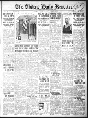 The Abilene Daily Reporter (Abilene, Tex.), Vol. 34, No. 201, Ed. 1 Thursday, August 11, 1921