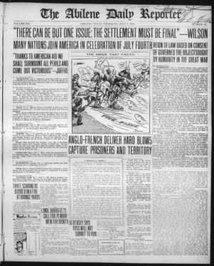 The Abilene Daily Reporter (Abilene, Tex.), Vol. 21, No. 92, Ed. 1 Thursday, July 4, 1918