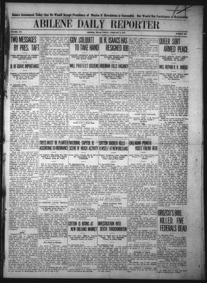 Abilene Daily Reporter (Abilene, Tex.), Vol. 16, No. 132, Ed. 1 Friday, February 2, 1912