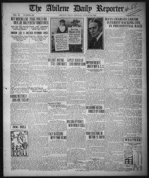 The Abilene Daily Reporter (Abilene, Tex.), Vol. 33, No. 228, Ed. 1 Monday, August 30, 1920