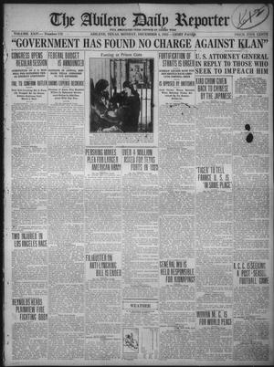 The Abilene Daily Reporter (Abilene, Tex.), Vol. 24, No. 173, Ed. 1 Monday, December 4, 1922
