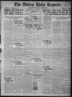 Primary view of The Abilene Daily Reporter (Abilene, Tex.), Vol. 34, No. 147, Ed. 1 Thursday, June 2, 1921