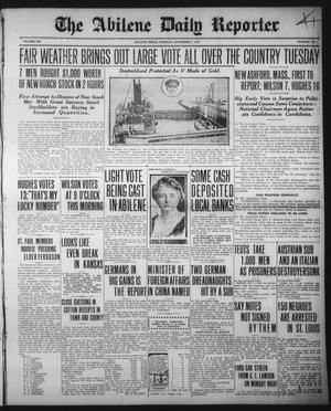 The Abilene Daily Reporter (Abilene, Tex.), Vol. 20, No. 199, Ed. 1 Tuesday, November 7, 1916