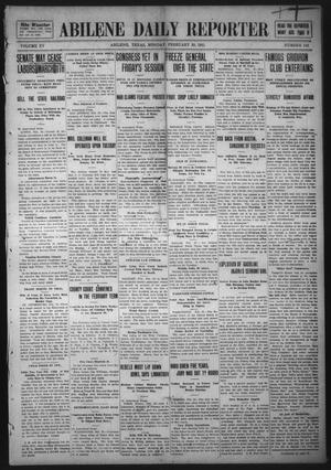 Abilene Daily Reporter (Abilene, Tex.), Vol. 15, No. 142, Ed. 1 Monday, February 20, 1911
