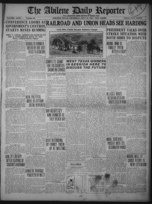 The Abilene Daily Reporter (Abilene, Tex.), Vol. 24, No. 69, Ed. 1 Thursday, July 27, 1922