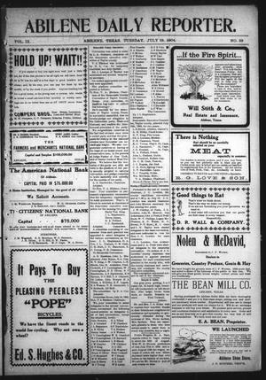 Abilene Daily Reporter. (Abilene, Tex.), Vol. 9, No. 33, Ed. 1 Tuesday, July 19, 1904