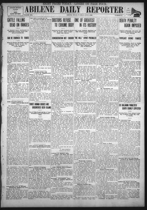 Abilene Daily Reporter (Abilene, Tex.), Vol. 13, No. 275, Ed. 1 Tuesday, June 8, 1909