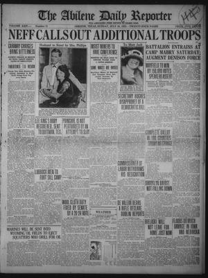 The Abilene Daily Reporter (Abilene, Tex.), Vol. 24, No. 71, Ed. 1 Sunday, July 30, 1922