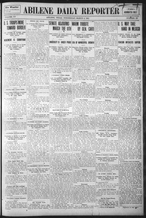 Abilene Daily Reporter (Abilene, Tex.), Vol. 15, No. 157, Ed. 1 Wednesday, March 8, 1911