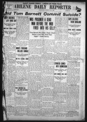 Abilene Daily Reporter (Abilene, Tex.), Vol. 13, No. 270, Ed. 1 Thursday, June 3, 1909