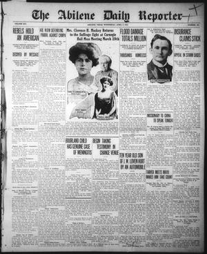 The Abilene Daily Reporter (Abilene, Tex.), Vol. 14, No. 181, Ed. 1 Wednesday, April 3, 1912