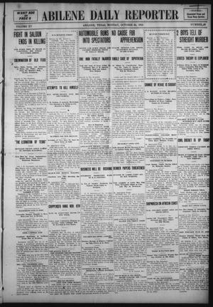 Abilene Daily Reporter (Abilene, Tex.), Vol. 15, No. 40, Ed. 1 Monday, October 24, 1910
