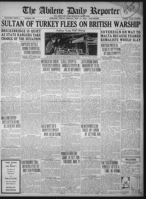 The Abilene Daily Reporter (Abilene, Tex.), Vol. 24, No. 161, Ed. 1 Friday, November 17, 1922