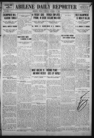 Abilene Daily Reporter (Abilene, Tex.), Vol. 15, No. 28, Ed. 1 Tuesday, October 11, 1910