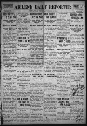 Abilene Daily Reporter (Abilene, Tex.), Vol. 15, No. 72, Ed. 1 Wednesday, November 30, 1910
