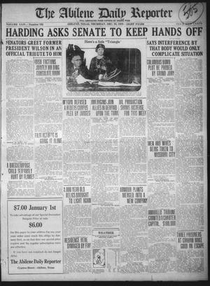 The Abilene Daily Reporter (Abilene, Tex.), Vol. 24, No. 192, Ed. 1 Thursday, December 28, 1922