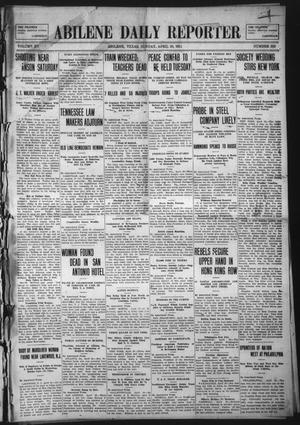 Primary view of object titled 'Abilene Daily Reporter (Abilene, Tex.), Vol. 15, No. 202, Ed. 1 Sunday, April 30, 1911'.