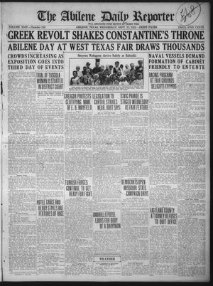 The Abilene Daily Reporter (Abilene, Tex.), Vol. 24, No. 120, Ed. 1 Wednesday, September 27, 1922