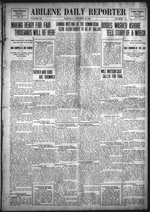Primary view of object titled 'Abilene Daily Reporter (Abilene, Tex.), Vol. 12, No. 70, Ed. 1 Saturday, October 12, 1907'.