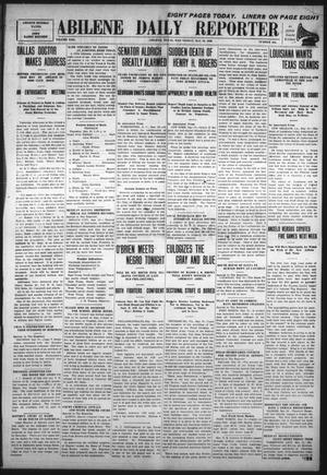 Abilene Daily Reporter (Abilene, Tex.), Vol. 13, No. 255, Ed. 1 Wednesday, May 19, 1909