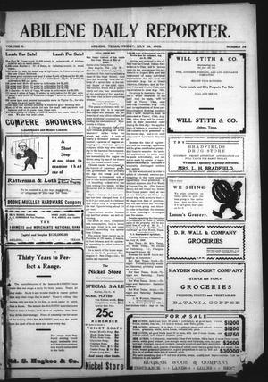 Abilene Daily Reporter. (Abilene, Tex.), Vol. 10, No. 24, Ed. 1 Friday, July 28, 1905