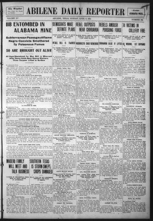 Abilene Daily Reporter (Abilene, Tex.), Vol. 15, No. 184, Ed. 1 Sunday, April 9, 1911