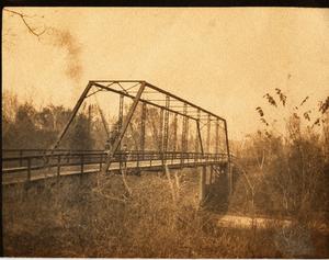 Primary view of object titled 'Iron Bridge Across the West Fork of the Trinity River Near Irving, Texas'.