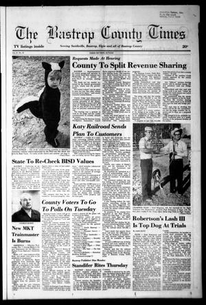 The Bastrop County Times (Bastrop, Tex.), Vol. 87, No. 44, Ed. 1 Thursday, November 2, 1978