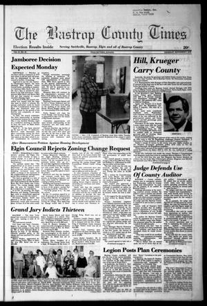The Bastrop County Times (Bastrop, Tex.), Vol. 87, No. 46, Ed. 1 Thursday, November 9, 1978