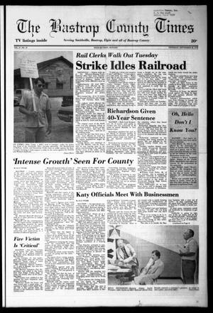 The Bastrop County Times (Bastrop, Tex.), Vol. 87, No. 39, Ed. 1 Thursday, September 28, 1978