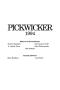 Thumbnail image of item number 3 in: 'The Pickwicker, [Volume 53], 1994'.