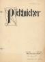 Journal/Magazine/Newsletter: The Pickwicker, Volume 9, Number 1, Winter 1940-1941